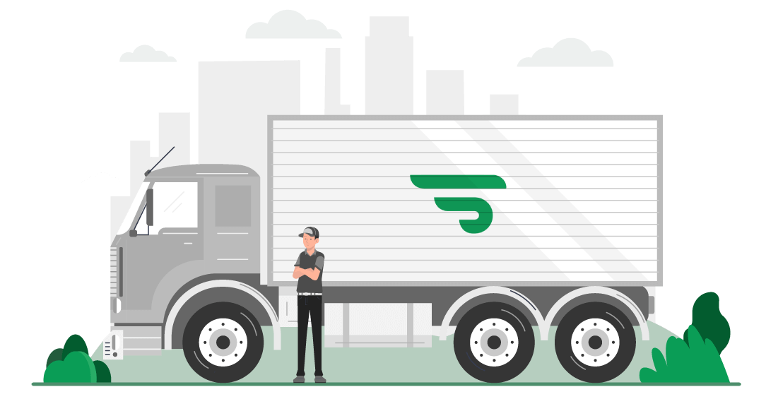 سائق شاحنة مرخص